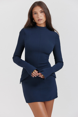 Mahalia Navy Mini Dress | Dress In Beauty Mahalia Navy Mini Dress | Dress In Beauty