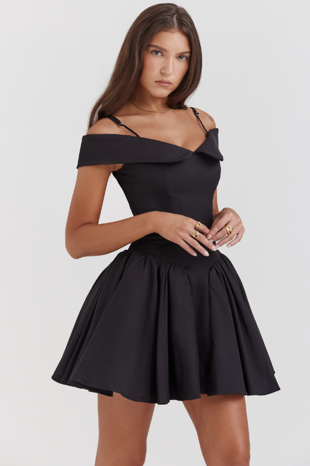Elida Black Mini Dress | Dress In Beauty Elida Black Mini Dress | Dress In Beauty