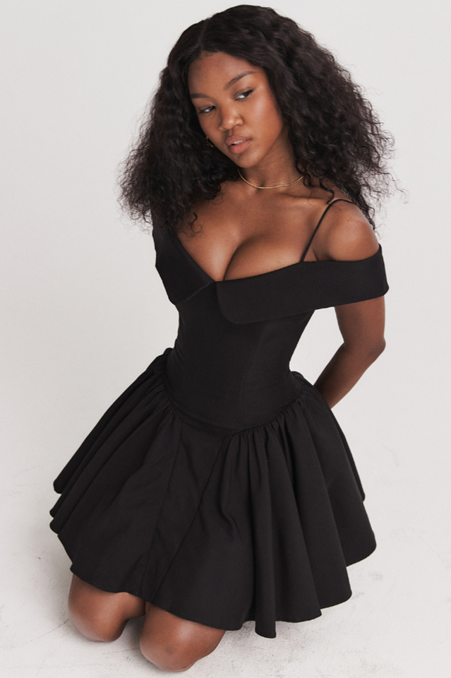 Elida Black Mini Dress | Dress In Beauty Elida Black Mini Dress | Dress In Beauty