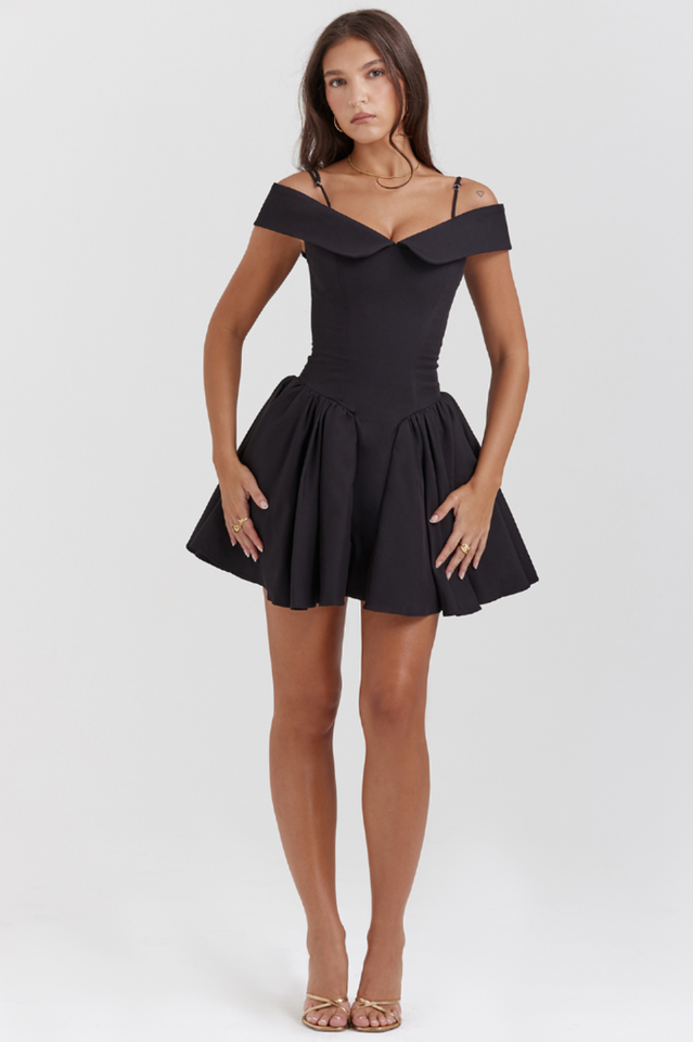 Elida Black Mini Dress | Dress In Beauty Elida Black Mini Dress | Dress In Beauty