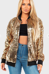 Mermaid Sequin Bomber Jacket | Dress In Beauty Mermaid Sequin Bomber Jacket | Dress In Beauty