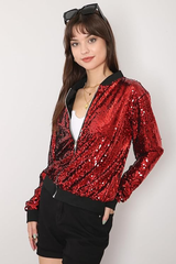 Mermaid Sequin Bomber Jacket | Dress In Beauty Mermaid Sequin Bomber Jacket | Dress In Beauty