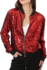 Mermaid Sequin Bomber Jacket | Dress In Beauty Mermaid Sequin Bomber Jacket | Dress In Beauty