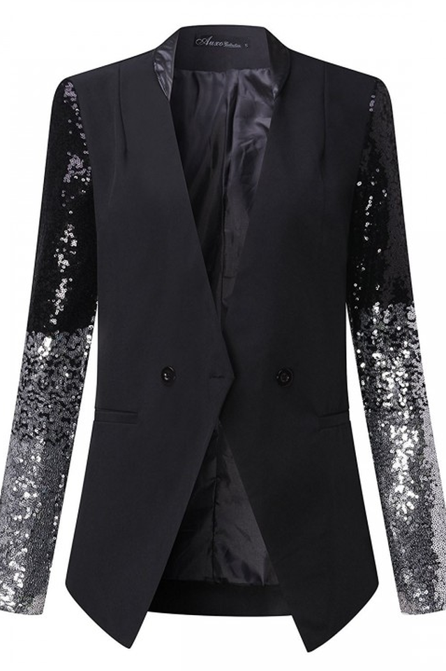 Blazer With Sequins Sleeve | Dress In Beauty Blazer With Sequins Sleeve | Dress In Beauty