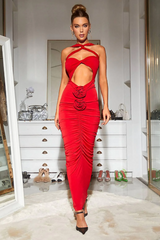 Genevieve Rose Ruched Dress | Dress In Beauty Genevieve Rose Ruched Dress | Dress In Beauty