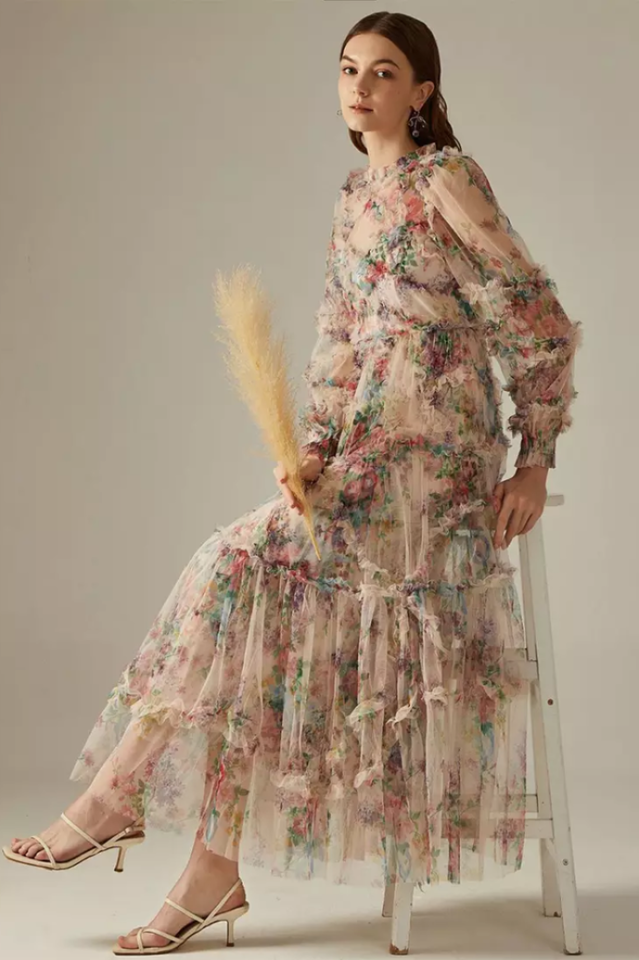 Georgina Ruffle Maxi Dress | Dress In Beauty Georgina Ruffle Maxi Dress | Dress In Beauty