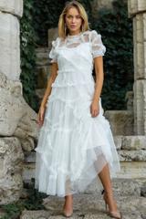 Kinley Ruched Ruffle Hem Maxi Dress | Dress In Beauty Kinley Ruched Ruffle Hem Maxi Dress | Dress In Beauty