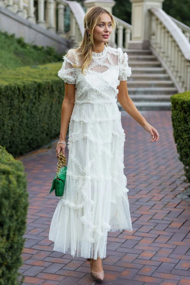 Kinley Ruched Ruffle Hem Maxi Dress | Dress In Beauty Kinley Ruched Ruffle Hem Maxi Dress | Dress In Beauty