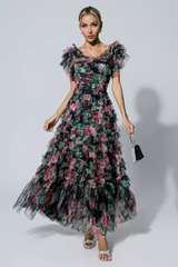 Nola Ruched Floral Maxi Dress | Dress In Beauty Nola Ruched Floral Maxi Dress | Dress In Beauty