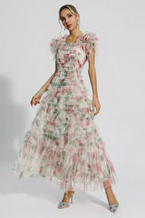 Nola Ruched Floral Maxi Dress | Dress In Beauty Nola Ruched Floral Maxi Dress | Dress In Beauty