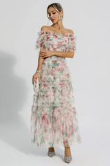 Nola Ruched Floral Maxi Dress | Dress In Beauty Nola Ruched Floral Maxi Dress | Dress In Beauty