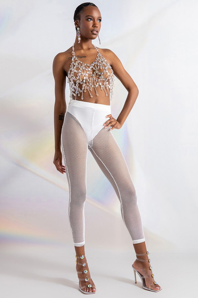 Fantasy Drop Razor Crystal Body Chain Top | Dress In Beauty Fantasy Drop Razor Crystal Body Chain Top | Dress In Beauty