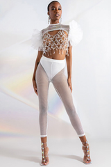 Fantasy Drop Razor Crystal Body Chain Top | Dress In Beauty Fantasy Drop Razor Crystal Body Chain Top | Dress In Beauty