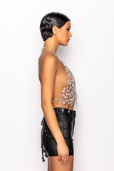 Fantasy Drop Razor Crystal Body Chain Top | Dress In Beauty Fantasy Drop Razor Crystal Body Chain Top | Dress In Beauty
