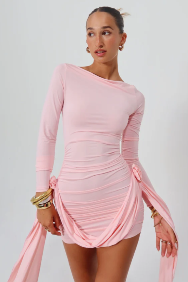 Amelia Blush Mini Dress | Dress In Beauty Amelia Blush Mini Dress | Dress In Beauty