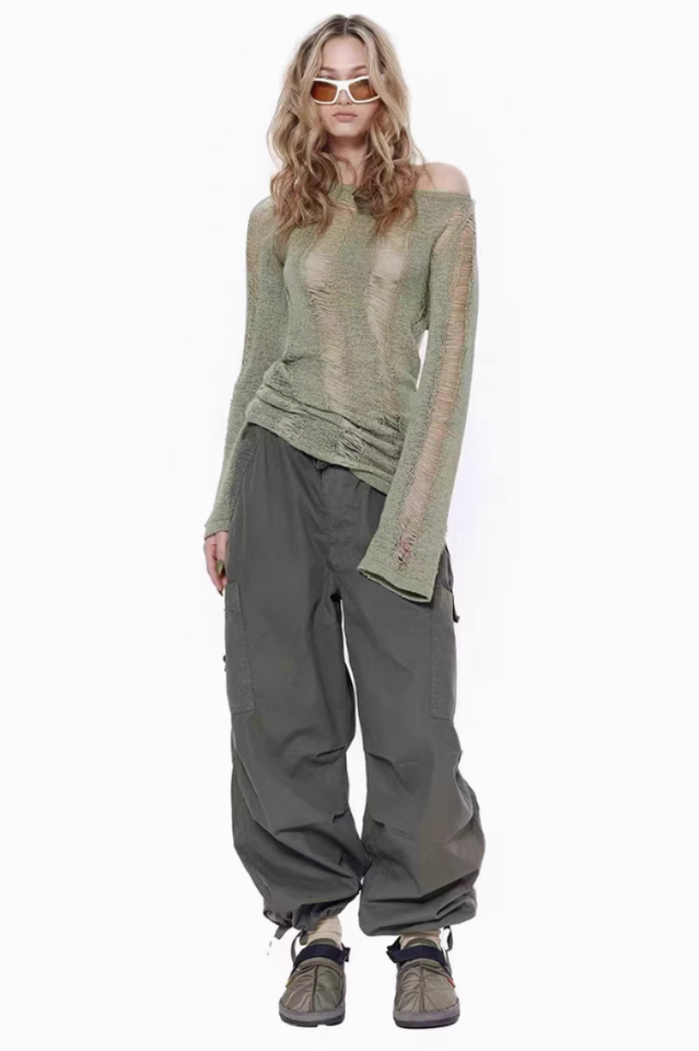 Vintage Parachute Cargo Pants | Dress In Beauty Vintage Parachute Cargo Pants | Dress In Beauty