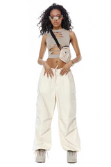 Vintage Parachute Cargo Pants | Dress In Beauty Vintage Parachute Cargo Pants | Dress In Beauty