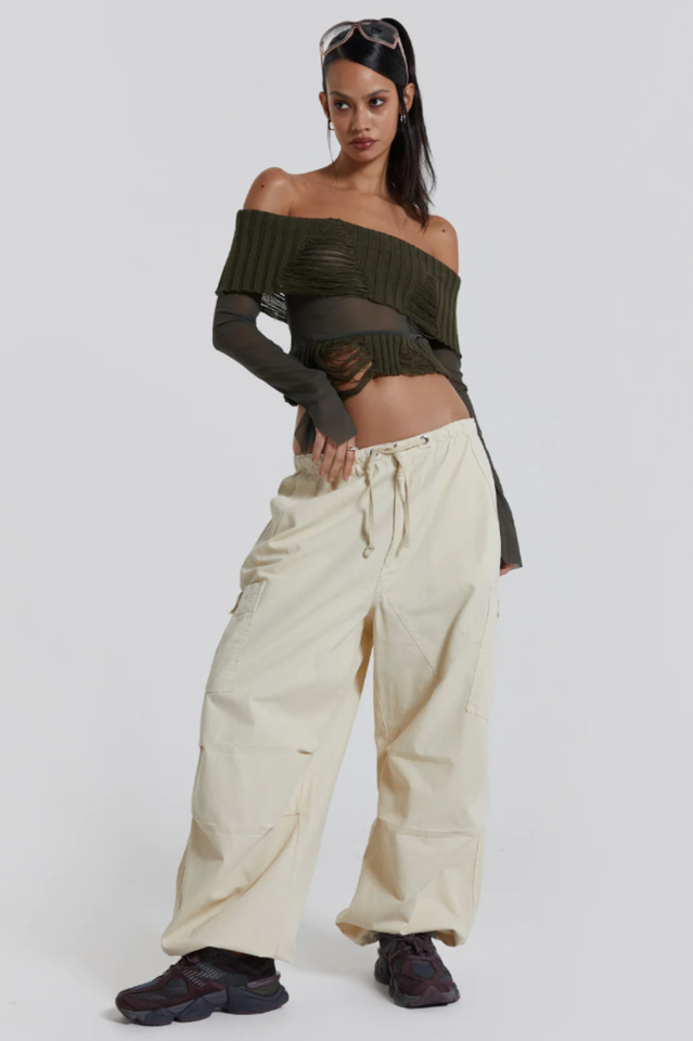 Vintage Parachute Cargo Pants | Dress In Beauty Vintage Parachute Cargo Pants | Dress In Beauty