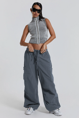 Vintage Parachute Cargo Pants | Dress In Beauty Vintage Parachute Cargo Pants | Dress In Beauty
