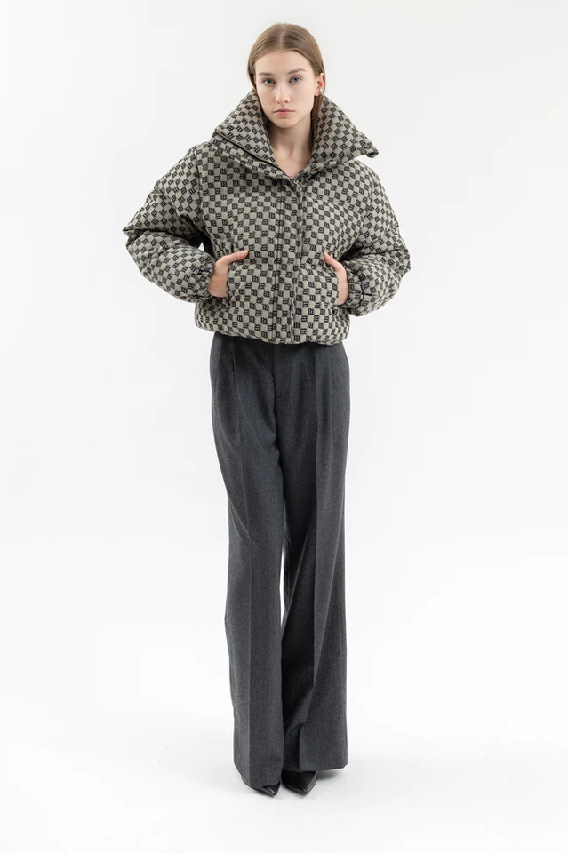 Monogram Jacquard Canvas Puffer Wmns | Dress In Beauty Monogram Jacquard Canvas Puffer Wmns | Dress In Beauty