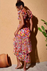 3D Floral Print Swimsuit & Skirt Set | Dress In Beauty 3D Floral Print Swimsuit & Skirt Set | Dress In Beauty