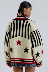 Team 23 Knitted Zip Through | Dress In Beauty Team 23 Knitted Zip Through | Dress In Beauty