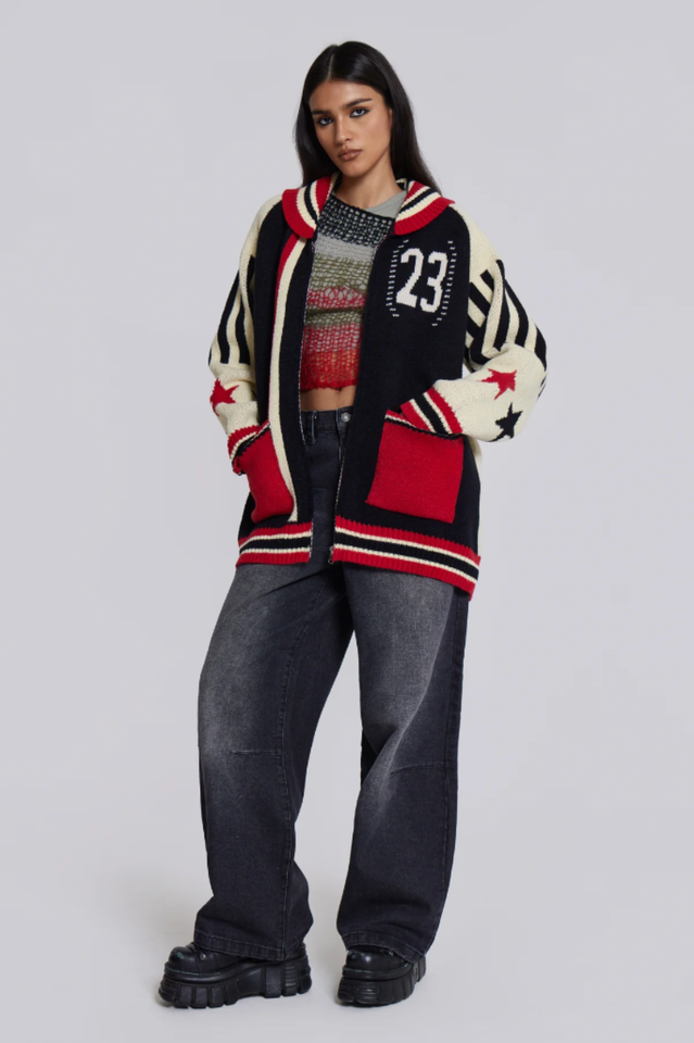 Team 23 Knitted Zip Through | Dress In Beauty Team 23 Knitted Zip Through | Dress In Beauty