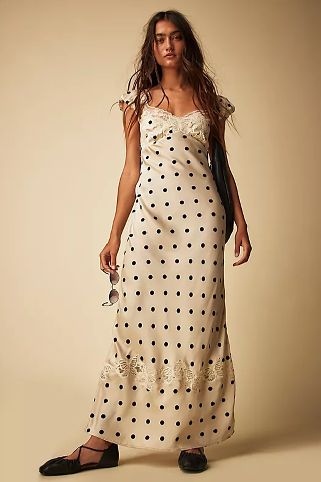 Butterfly Babe Lace Polka Dot Maxi Dress | Dress In Beauty Butterfly Babe Lace Polka Dot Maxi Dress | Dress In Beauty