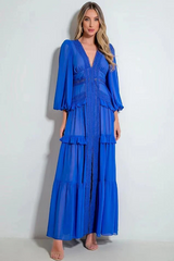 Lorie Long Sleeve Ruffle Gown | Dress In Beauty Lorie Long Sleeve Ruffle Gown | Dress In Beauty