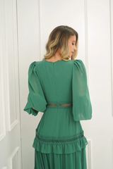 Lorie Long Sleeve Ruffle Gown | Dress In Beauty Lorie Long Sleeve Ruffle Gown | Dress In Beauty