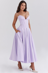 Lady Black Strapless Midi Dress | Dress In Beauty Lady Black Strapless Midi Dress | Dress In Beauty