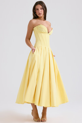 Lady Black Strapless Midi Dress | Dress In Beauty Lady Black Strapless Midi Dress | Dress In Beauty