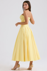 Lady Black Strapless Midi Dress | Dress In Beauty Lady Black Strapless Midi Dress | Dress In Beauty