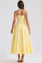 Lady Black Strapless Midi Dress | Dress In Beauty Lady Black Strapless Midi Dress | Dress In Beauty