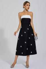 Emberlyn Crystal Tweed Midi Dress | Dress In Beauty Emberlyn Crystal Tweed Midi Dress | Dress In Beauty