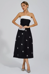 Emberlyn Crystal Tweed Midi Dress | Dress In Beauty Emberlyn Crystal Tweed Midi Dress | Dress In Beauty