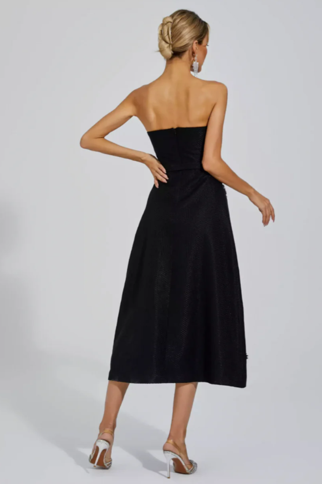 Emberlyn Crystal Tweed Midi Dress | Dress In Beauty Emberlyn Crystal Tweed Midi Dress | Dress In Beauty