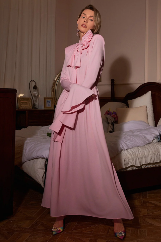 Aiko Flower Embellished Maxi Dress | Dress In Beauty Aiko Flower Embellished Maxi Dress | Dress In Beauty