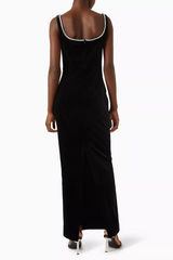 Diamanté Maxi Dress in Velvet | Dress In Beauty Diamanté Maxi Dress in Velvet | Dress In Beauty