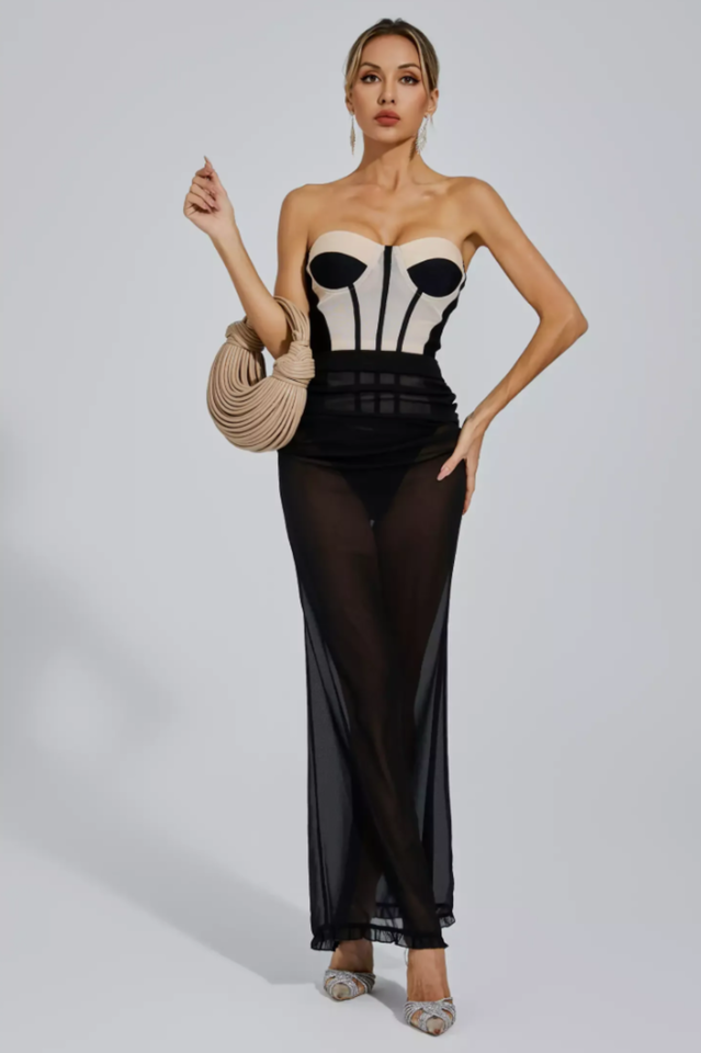 Paityn Black Bandage Bustier Set | Dress In Beauty Paityn Black Bandage Bustier Set | Dress In Beauty