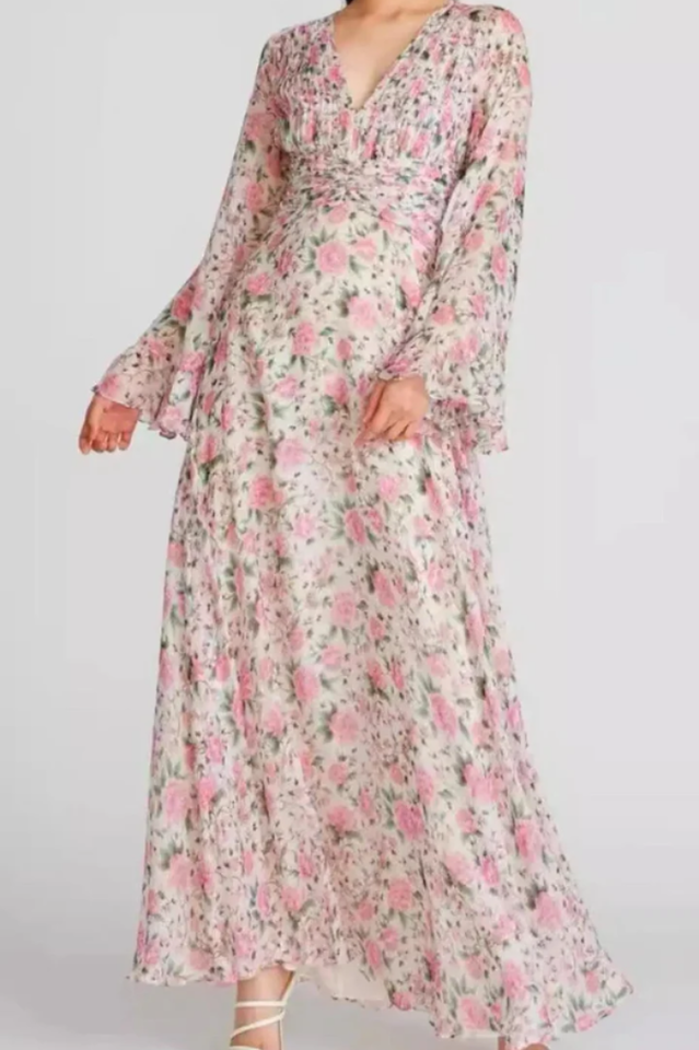 Aracely V Neck Floral Maxi Dress | Dress In Beauty Aracely V Neck Floral Maxi Dress | Dress In Beauty