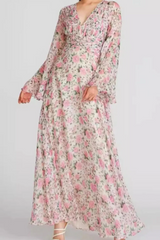Aracely V Neck Floral Maxi Dress | Dress In Beauty Aracely V Neck Floral Maxi Dress | Dress In Beauty