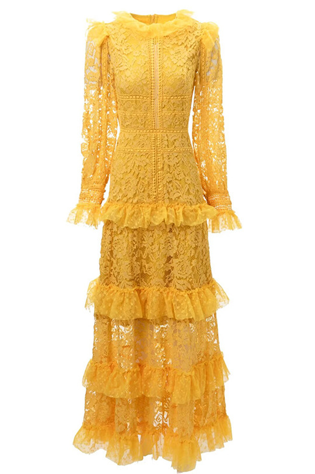 Textured Maxi Dress With Long Sleeves | Dress In Beauty Textured Maxi Dress With Long Sleeves | Dress In Beauty