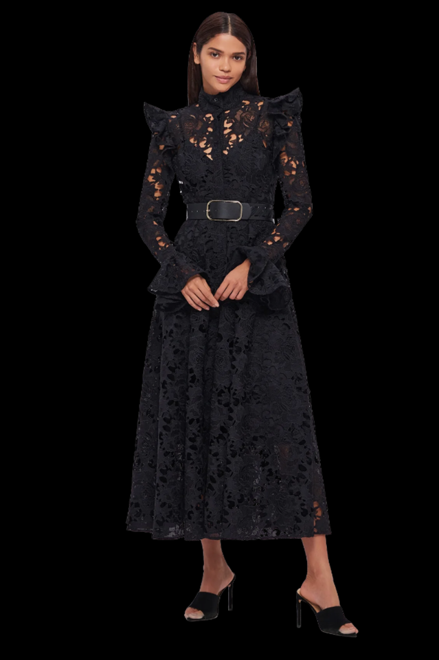Aliyah Lace Butterfly Sleeve Midi Dress | Dress In Beauty Aliyah Lace Butterfly Sleeve Midi Dress | Dress In Beauty