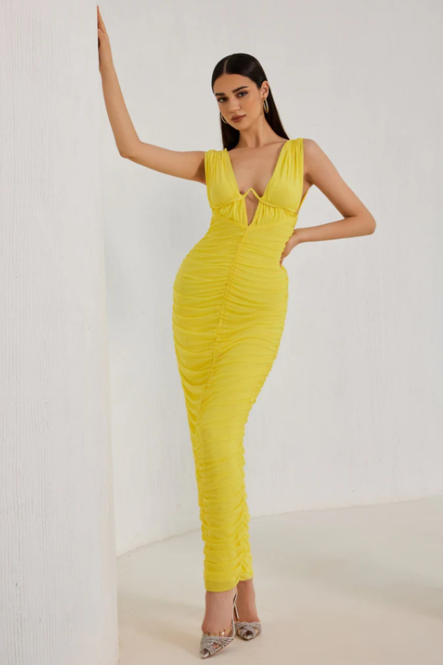 Anna Bustier Ruched Maxi Dress | Dress In Beauty Anna Bustier Ruched Maxi Dress | Dress In Beauty