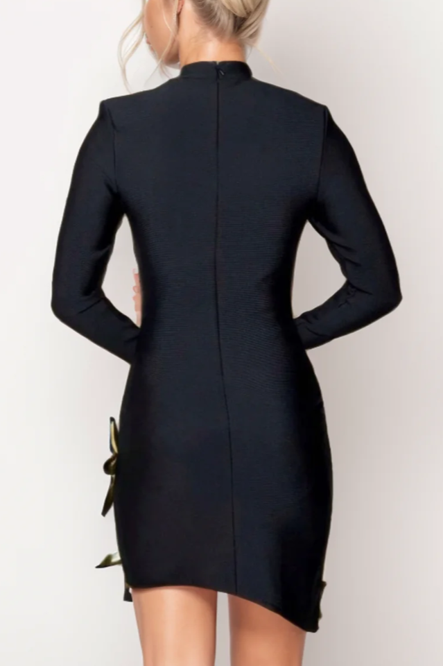 Krisp Hollow Out 3D Mini Dress | Dress In Beauty Krisp Hollow Out 3D Mini Dress | Dress In Beauty