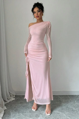 Asymmetrical Neck Bodycon Dress | Dress In Beauty Asymmetrical Neck Bodycon Dress | Dress In Beauty