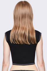 Black Lace Up Corset Tank Top | Dress In Beauty Black Lace Up Corset Tank Top | Dress In Beauty