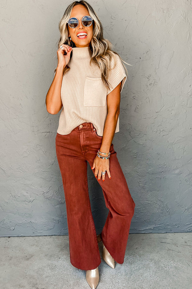 Apollo Short Sleeve Knit Sweater | Dress In Beauty Apollo Short Sleeve Knit Sweater | Dress In Beauty