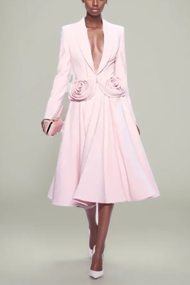 Helena Rose Blazer Midi Skirt Set | Dress In Beauty Helena Rose Blazer Midi Skirt Set | Dress In Beauty